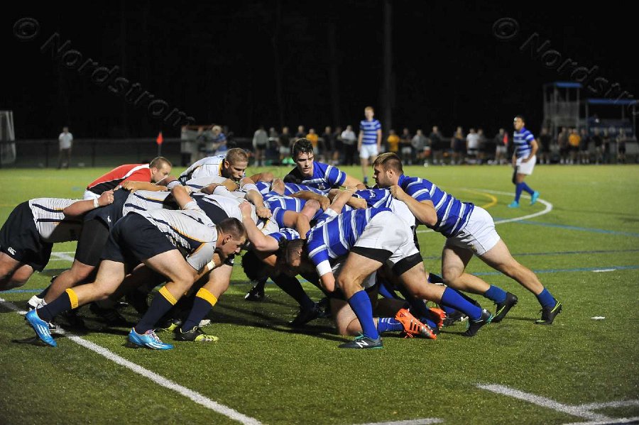 Wheaton Men\'s Rugby vs Mass Maritime.  Photo by Keith Nordstrom